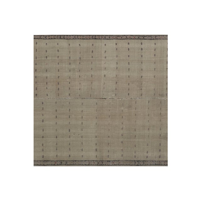 1960s Turkish Camel Hemp Sisal Kilim Rug For Sale - Image 5 of 11