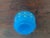 Antique French Art Nouveau Blue Opaline Glass Bowl For Sale - Image 4 of 5