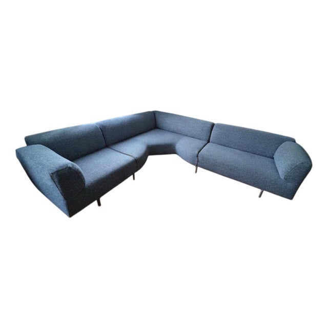 Sofa Met 250 Corner Sofa by Piero Lissoni for Cassina, Set of 3 For Sale