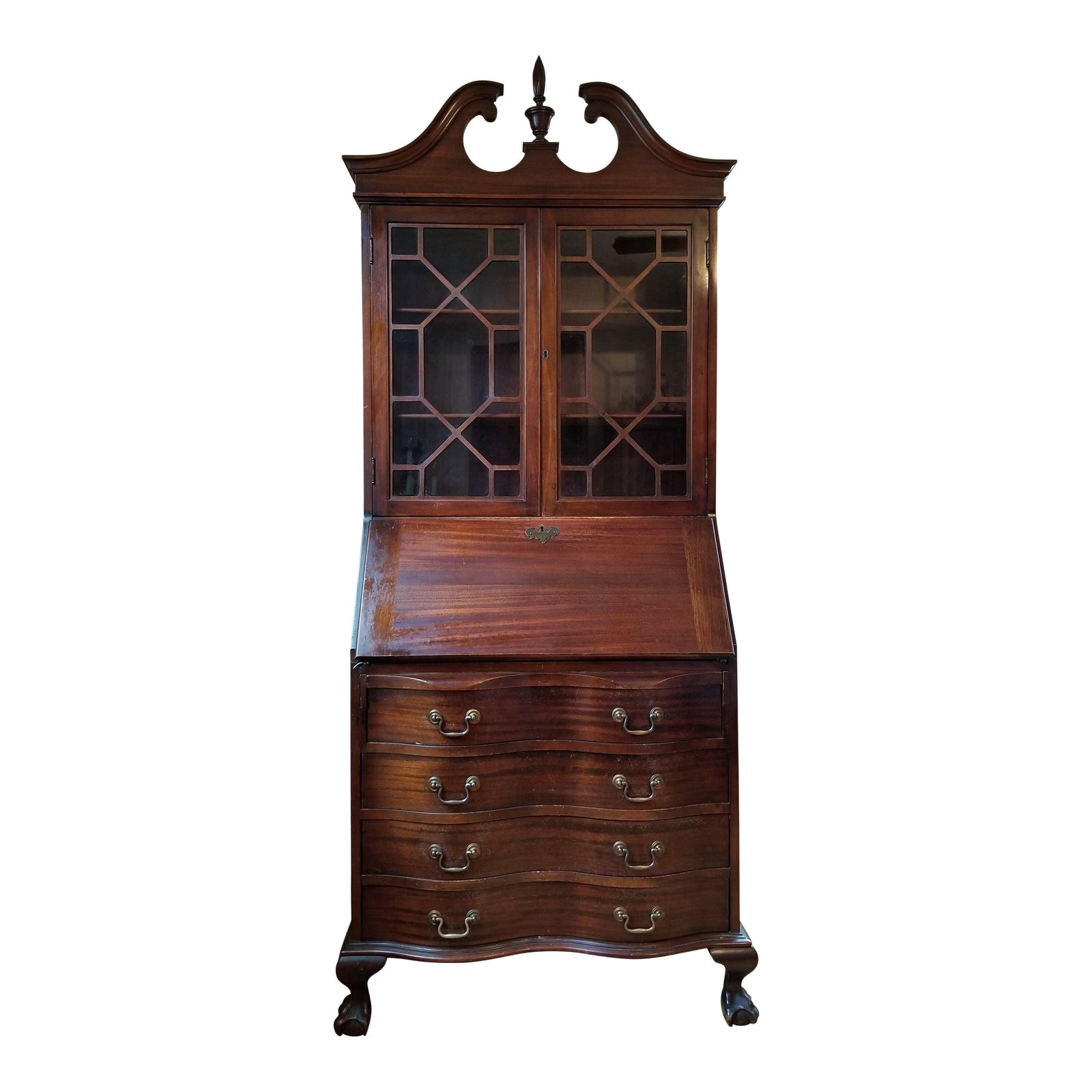 Maddox Table Company of Jamestown New York Mahogany Secretary Desk