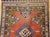 Antique Persian Kurdish Bidjar Runner Rug, Hand-Knotted Wool, Geometric Pattern, Terracotta & Navy, 3x13 For Sale - Image 16 of 17