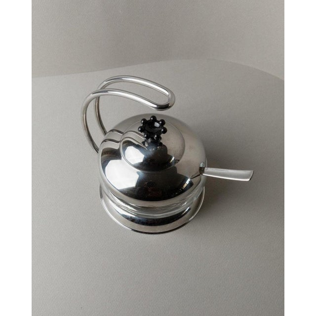 Vintage Lidded Box in Stainless Steel and Glass by Matteo Thun for WMF, 1980s For Sale - Image 3 of 13