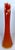 Pair of Bright Orange l.e. Smith Bittersweet Vases For Sale - Image 10 of 14