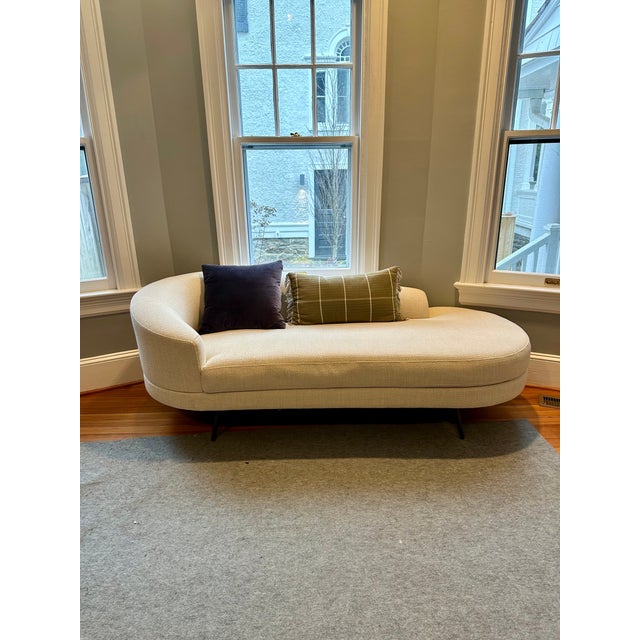 Contemporary Four Hands Carmela Chaise – Irving Taupe For Sale - Image 3 of 9