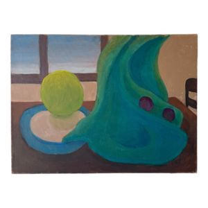 1970s Surreal Still Life Painting