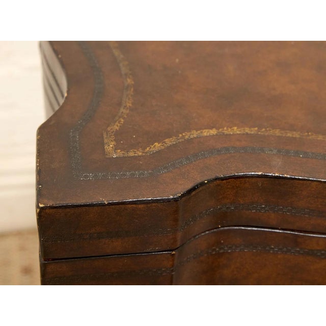Vintage Spanish Revival Sewing Side Table With Barley Twist Legs For Sale In Los Angeles - Image 6 of 8