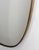Vintage Italian Wall Mirror with Brass Frame in the style of Gio Ponti, 1960s For Sale - Image 11 of 13