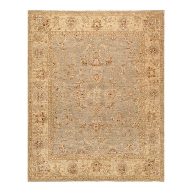 Pasargad Home Denver L. Blue Wool Area Rug- 8' 0" X 10' 0" For Sale