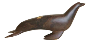 Mid-Century Modern Sea Lion Table Top Sculpture