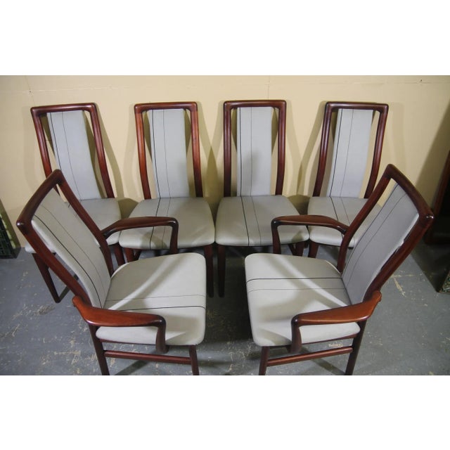1970s Danish Rosewood Chairs - Set of 6 For Sale - Image 4 of 9