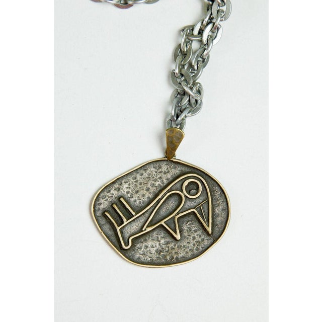 Mid-Century Modern Mid-Century Pendant with Raven Motif, 1970s For Sale - Image 3 of 5