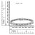Early 21st Century .925 Sterling Silver Miracle Set Diamond Accent Classic Tennis Bracelet - 7.25" For Sale - Image 5 of 5