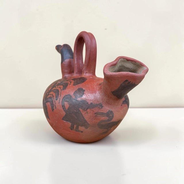 1960s Mexican Hand Crafted Folk Art Ewer For Sale - Image 5 of 9