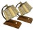 Mid-Century Table Lamps with Wooden Bases, 1950s, Set of 2 For Sale