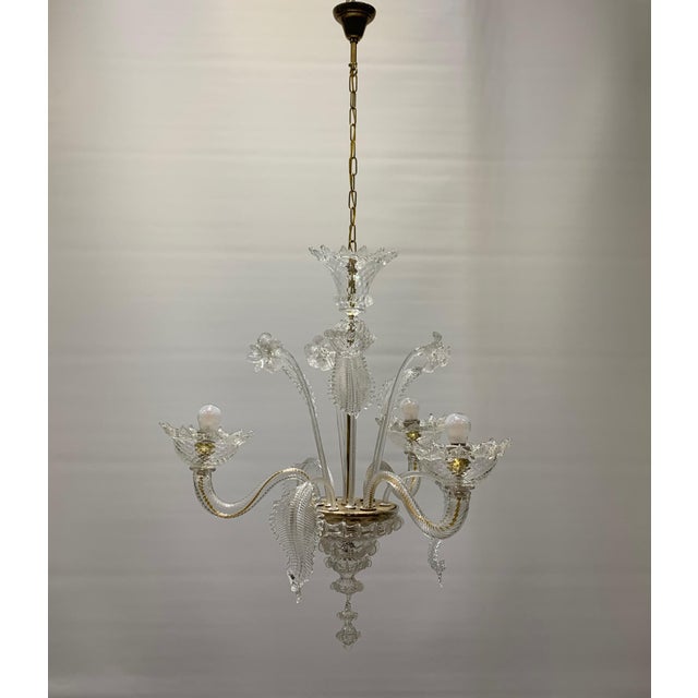 Vintage Murano Chandelier by Cesare Toso, 1960s For Sale - Image 3 of 6