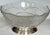 Vintage Clear Cabbage Ware Salad Bowl With Silver Plated Plinth For Sale - Image 4 of 12