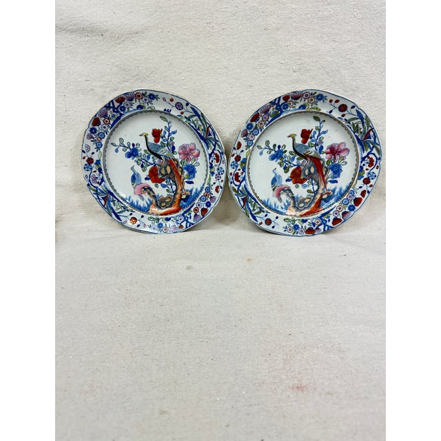 Ceramic Two Antique Masons Ironstone China Bowls For Sale - Image 7 of 10