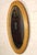 Large oval mirror with a thick bamboo style frame. Works great vertical and horizontal. Please confirm location with...