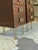 Newly Refinished Walnut and Brass Nightstands For Sale In Phoenix - Image 6 of 7