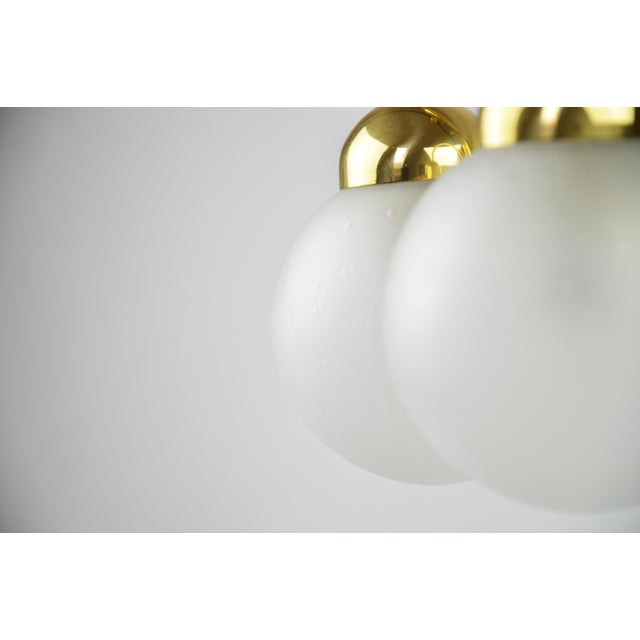 Vintage Chandelier in Glass and Metal, 1980s For Sale - Image 10 of 15