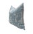 Pair of handcrafted pillows fashioned with Isobel in "60 Oaks" Buttery Blue fabric on the front and backed in a flax...