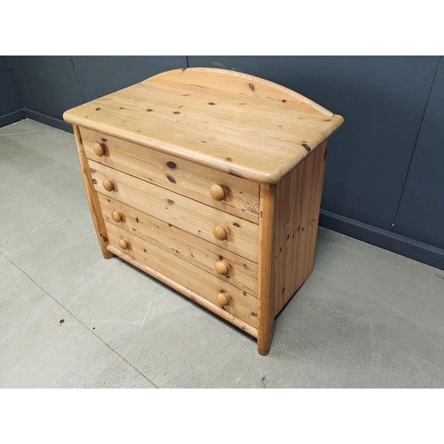 Scandinavian Pine Chest of Drawers, 1980s For Sale - Image 6 of 15