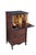 Traditional Antique Edwardian Mahogany Drop Front Secretary Filing Cabinet Console For Sale - Image 3 of 11