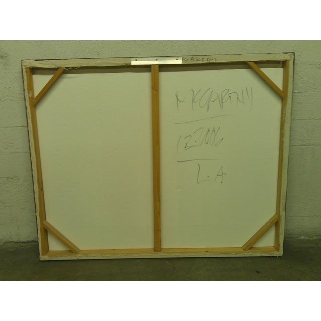 2000 - 2009 Frank Sinatra Painted Silk Screen on Canvas by Patrick McCarty For Sale - Image 5 of 6