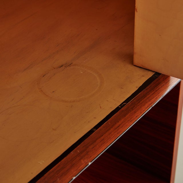 A tall 1950s Mid-Century Modern cabinet designed in France by SAM (Société Auxiliaire du Meuble). This stunning cabinet is...