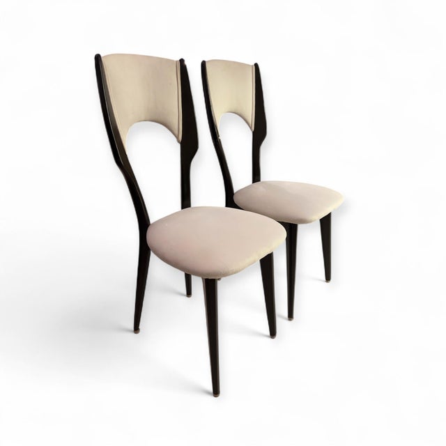 Wood Vintage Chairs by Paolo Buffa, 1950s, Set of 6 For Sale - Image 7 of 8