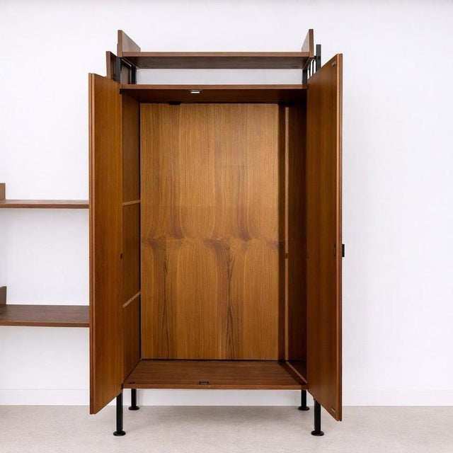 Mod. Selex IMB Modular Bookcase in Teak, 1960s For Sale - Image 9 of 10