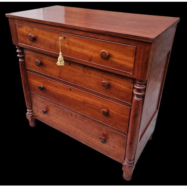 Antique 19th Century American Chest of Drawers For Sale - Image 4 of 8