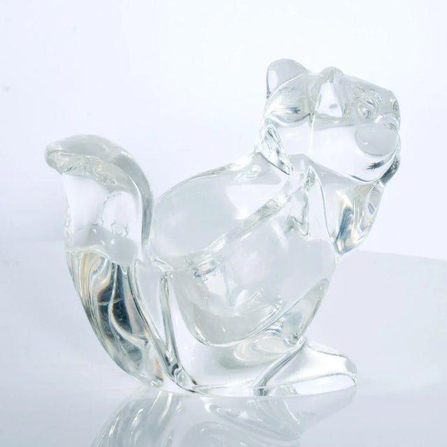 Mid Century Modern Crystal Glass Squirrel Candy Dish Chairish