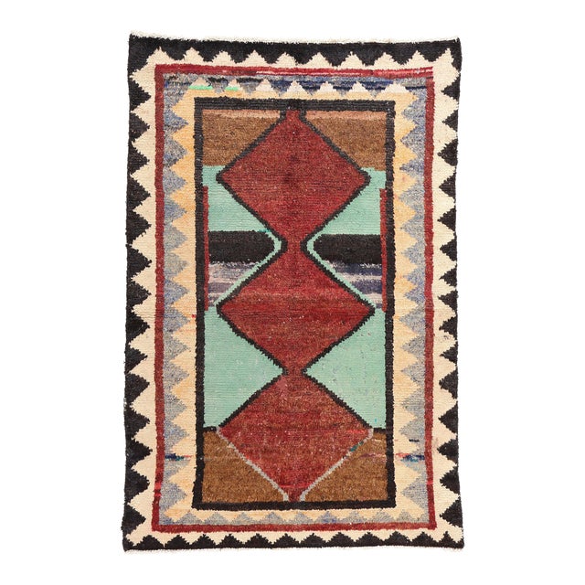 Vintage Persian Lori Rug - 04'02 X 06'03 For Sale