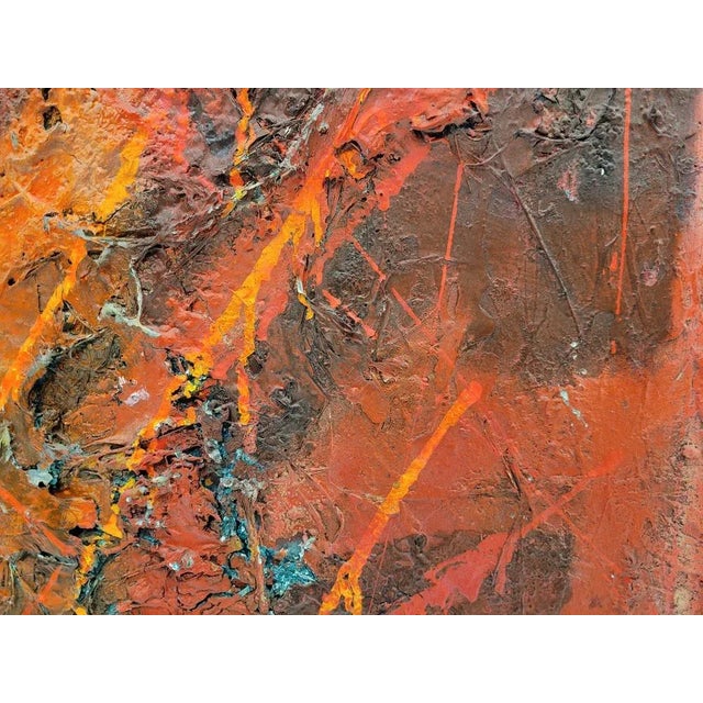 Orange Jesús García Tola, Composition, 20th Century, Mixed Media For Sale - Image 8 of 11
