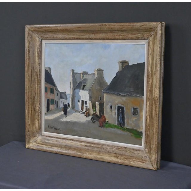 H. Albert, Village Scene, Oil on Canvas, 20th Century For Sale - Image 4 of 17