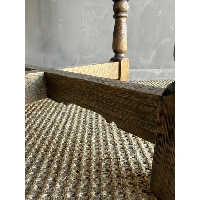 Brown Hollins White Oak Side Table in Medium Oak Finish For Sale - Image 8 of 11