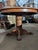 Vintage Oak Round Pedestal Dining Table With Claw Feet For Sale In Washington DC - Image 6 of 10