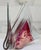 Pair Jones Glassworks Sculptural Art Glass Vases – Pink Copper Aventurine, Mid-Century Style For Sale In Dallas - Image 6 of 13