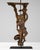 This 1900s Italian wood carved table lamp stands out for its sculptural, almost fantastical form, showcasing the...