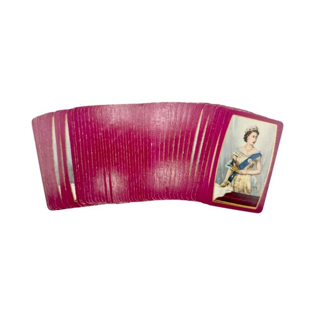 Queen Elizabeth II Coronation 1953 Deck Playing Cards Royalty Uk Game Poker For Sale - Image 11 of 12