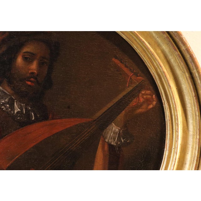 After Nicolas Tournier, The Lute Player, 1640, Oil on Canvas For Sale - Image 7 of 13