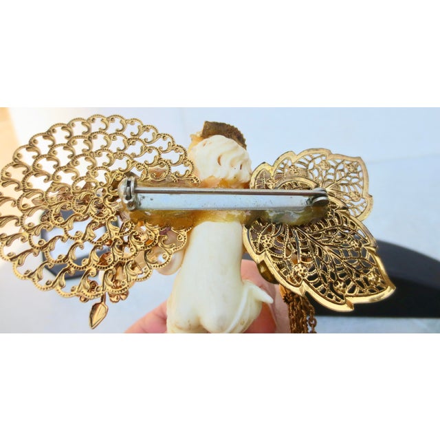 Wendy Gell Putti Brooch Mid-80s For Sale In New York - Image 6 of 8