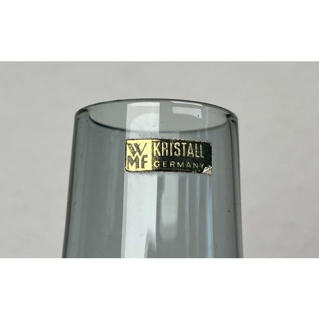 Mid-Century Modern German Crystal Glass Vase from WMF, 1960s For Sale - Image 12 of 13