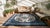 Ivory Sensational Floral-Medallion on a Ivory Background and Blue Border Antique Chinese Ningxia Rug For Sale - Image 8 of 10