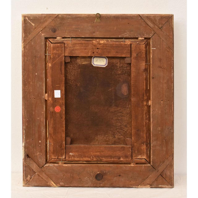 Frans Moormans, Gentleman and Lady in Interior Scene, 1800s, Oil on Canvas, Framed For Sale - Image 11 of 12