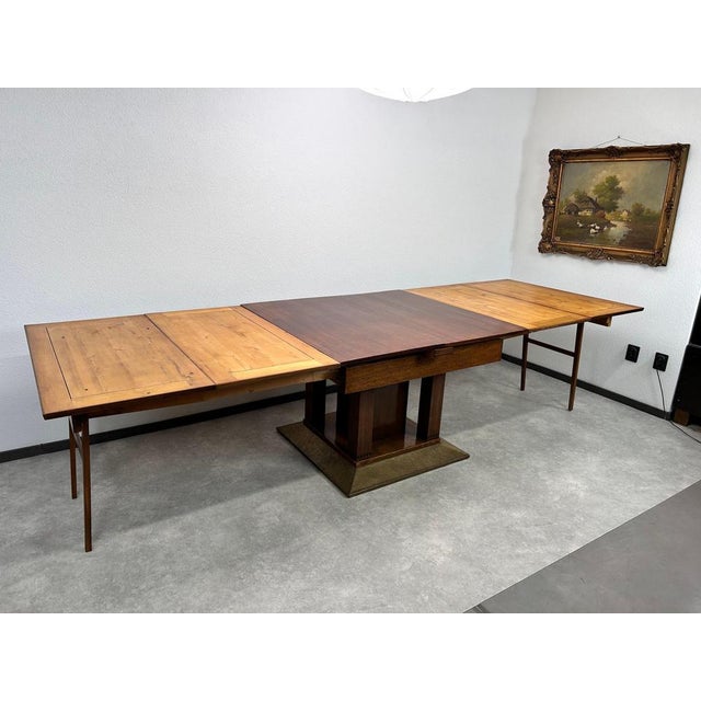 Large Antique Dining Room Table by Joseph Maria Olbrich, 1890s For Sale - Image 5 of 12