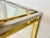 1970s Italian Coffee Table in Chrome & Glass & Brass, 1970s For Sale - Image 5 of 13