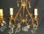 1920s C1920 French Art Deco Bronze W/ Cut Crystal Lyre Back Wall Sconces For Sale - Image 5 of 13