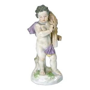 Antique Porcelain Meissen Cherub